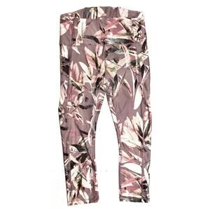 Floral Leaf Print Leggings